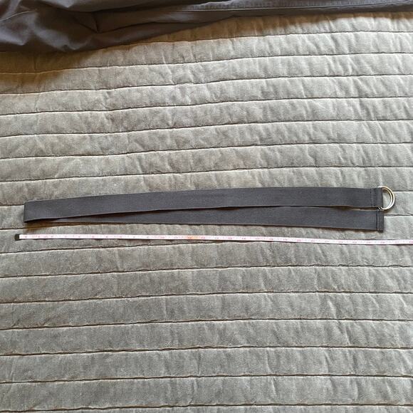 Gap grey paperbag waist pleated chinos with matching belt, size 00 - Picture 6 of 10